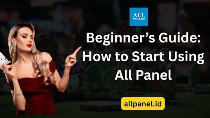 Beginner's guide graphic with a casino host holding cards in front of a blurred gaming floor